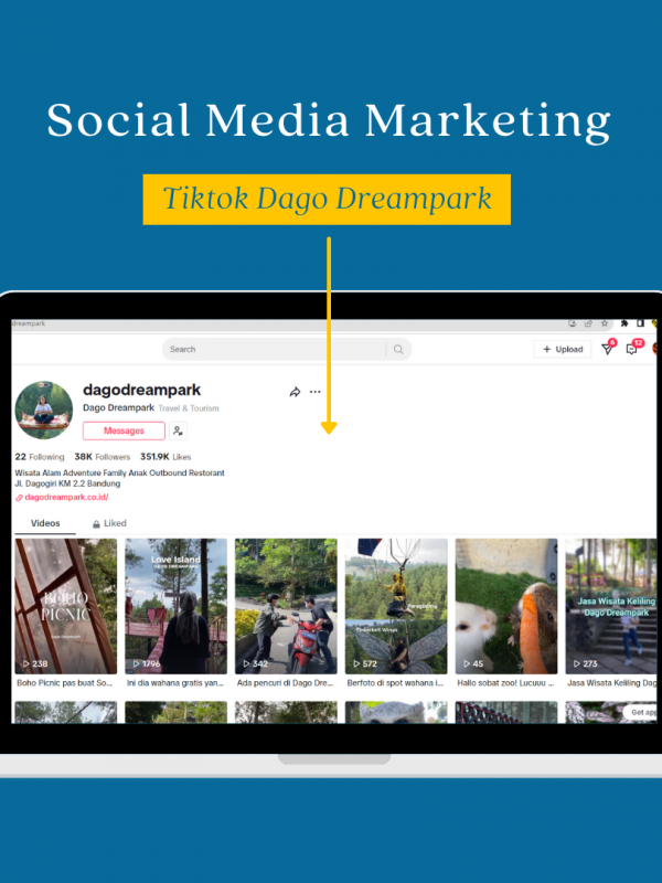 Social Media Marketing Dago Dreampark Tiktok