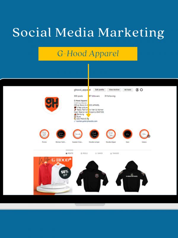 Social Media Marketing G-Hood Apparel